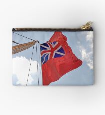 British ensign flag on ship, Brest 2008 Maritime Festival, Brittany, France Studio Pouch