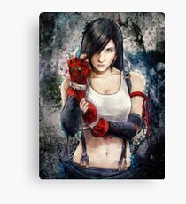 Tifa Lockhart FF7 Portrait Canvas Print