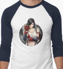 Tifa Lockhart FF7 Portrait Men's Baseball ¾ T-Shirt
