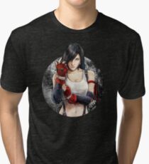 Tifa Lockhart FF7 Portrait Tri-blend T-Shirt