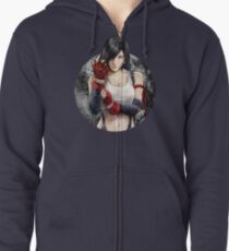 Tifa Lockhart FF7 Portrait Zipped Hoodie