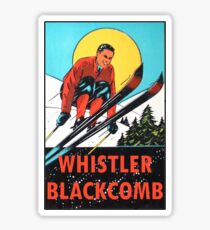 Whistler Blackcomb Vintage Ski Decal Sticker