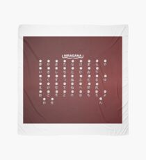 Hiragana-Vorstand Tuch