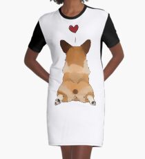 Corgi bout à bout <3 Robe t-shirt