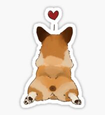 Corgi butt <3 Sticker
