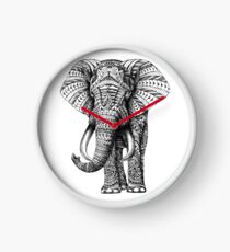 Ornate Elephant Clock