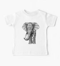 Ornate Elephant Baby Tee