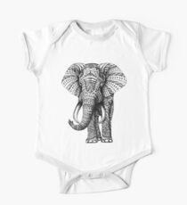 Ornate Elephant One Piece - Short Sleeve