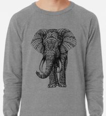 Verzierter Elefant Leichter Pullover