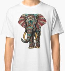 Ornate Elephant (Color Version) Classic T-Shirt