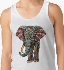 Ornate Elephant (Color Version) Tank Top