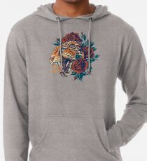 Sudadera con capucha ligera Leopard adornado (Versión en color)