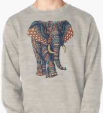 Verzierter Elefant v2 (Farbversion) Sweatshirt