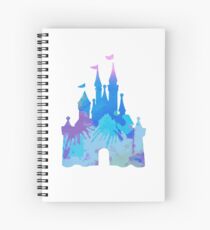 Cuaderno de espiral Castillo inspirado silueta