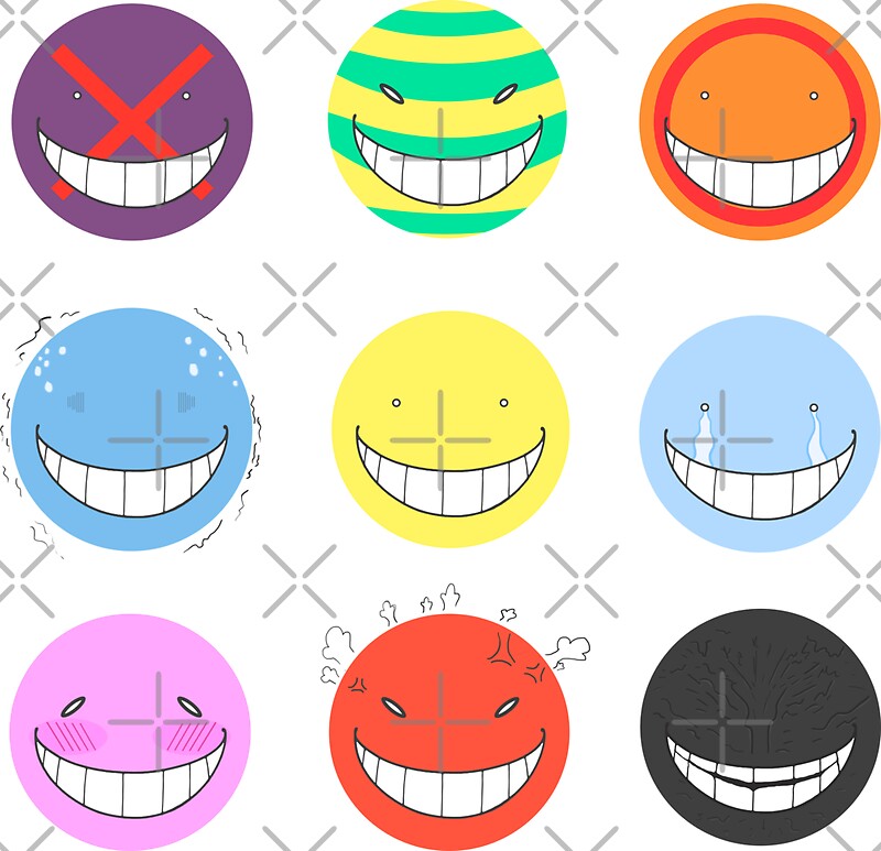 Koro Sensei Face: Stickers | Redbubble