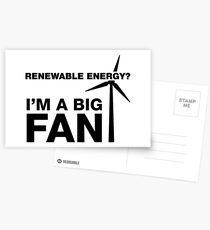 I'm A Big Fan, Electrician Humor Postcards