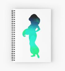 Princess Inspired Silhouette Spiral Notebook