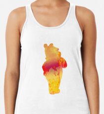 Bear Inspired Silhouette Racerback Tank Top