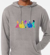 Prinzessinnen inspiriert Silhouette Leichter Hoodie