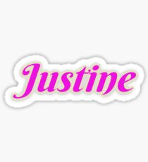 Justine Sticker