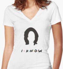 Monica Geller Women's Fitted V-Neck T-Shirt