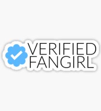 Verified Fangirl Sticker