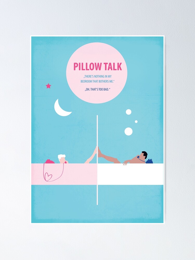 Pillow Talk Poster By Frauleinfisher Redbubble