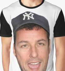 Camiseta gráfica La cara de Adam Sandler