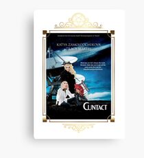 Contact Movie Poster With Katya and Trixie Canvas Print