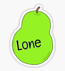 Einsame Birne Sticker