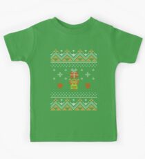 Zelda Christmas Sweater Kids Tee
