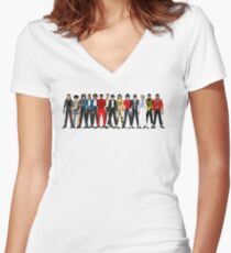 Outfits of Jackson LV Women's Fitted V-Neck T-Shirt
