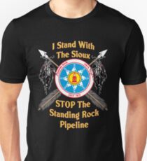 Standing Rock Crossed Arrows - Stop The Pipeline Unisex T-Shirt