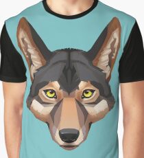 Wolf Portrait Graphic T-Shirt