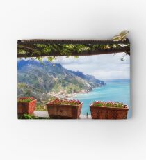 Scenic Amalfi Coast View from Under a Trellis Studio Pouch