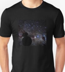 Star Wars VII. BB8 siluette in the space Unisex T-Shirt