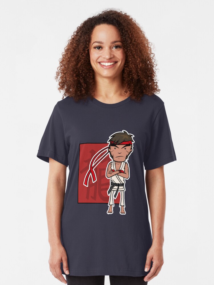 Alternate view of Ryu - Street Fighter Slim Fit T-Shirt