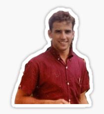 Young Joe Biden Sticker