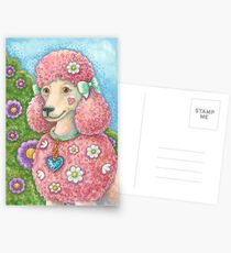 DAISY THE PINK POODLE Postcards