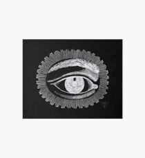 Lámina rígida Blanco y negro Todo ojo que ve