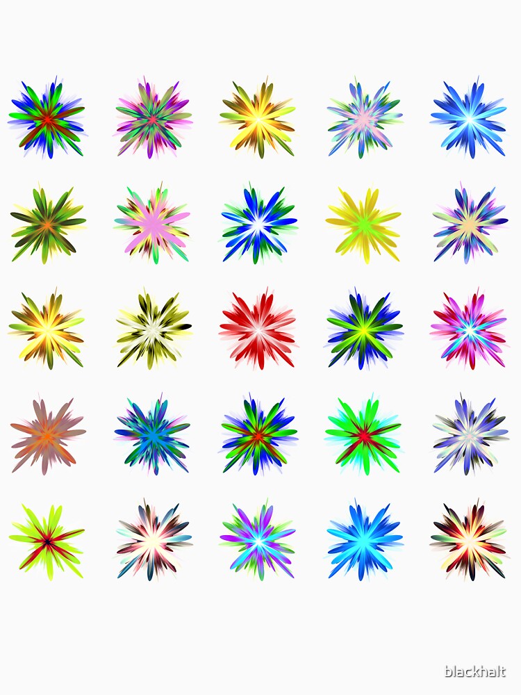 Flower blast structured chaos #fractal art by blackhalt