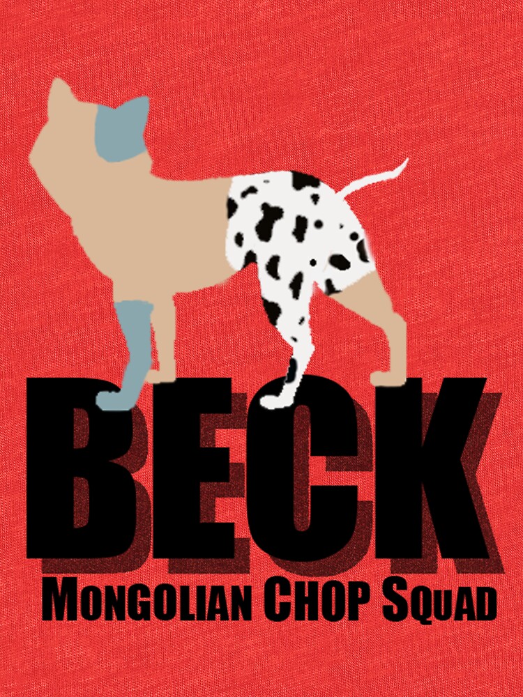 beck mongolian chop squad t shirt