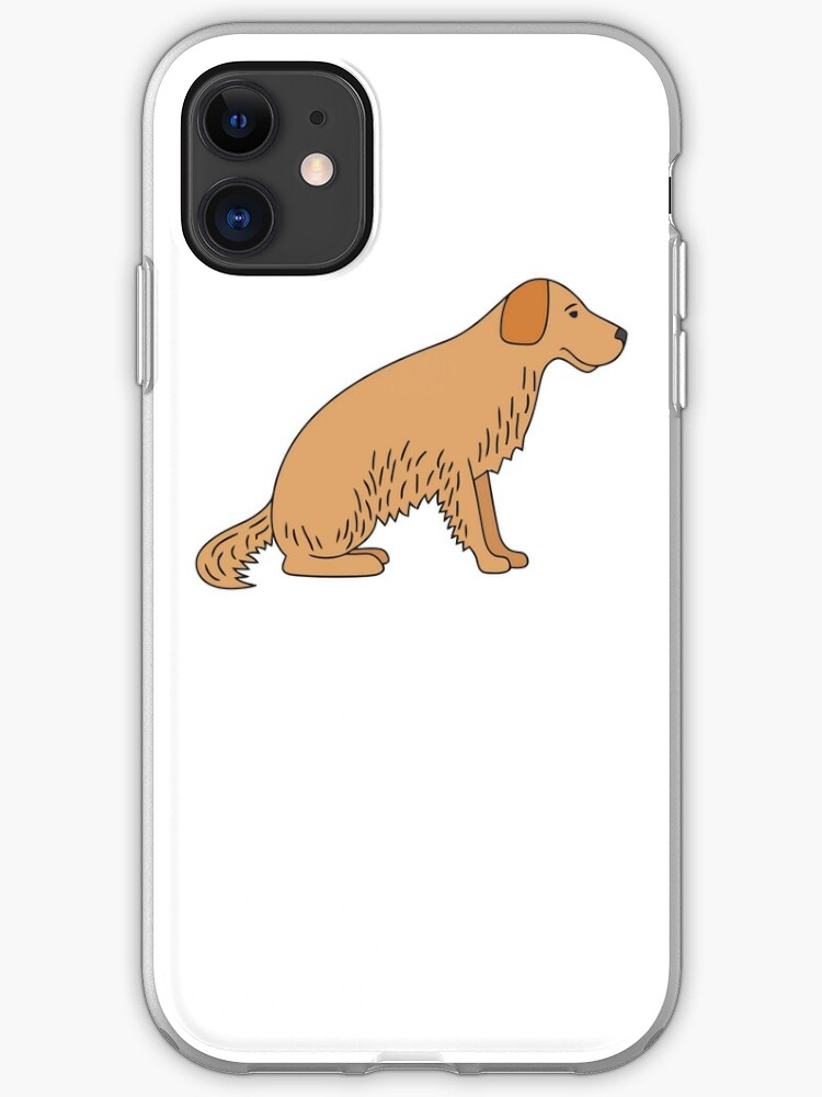 Golden Retriever Puppy Cartoon Iphone Case Cover By Damndiamond