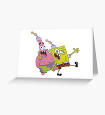 Spongebob Greeting Card