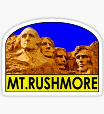 MOUNT RUSHMORE SOUTH DAKOTA NATIONAL MEMORIAL VINTAGE BLACK HILLS PARK Sticker