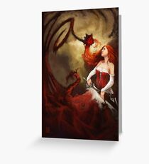 Escrime Greeting Card