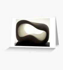 Form Sculpture. Greeting Card