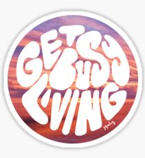 Get Busy Living Sticker