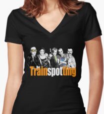 trainspotting Women's Fitted V-Neck T-Shirt