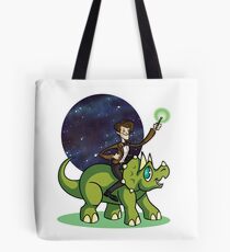 Doctor on a Dinosaur Tote Bag